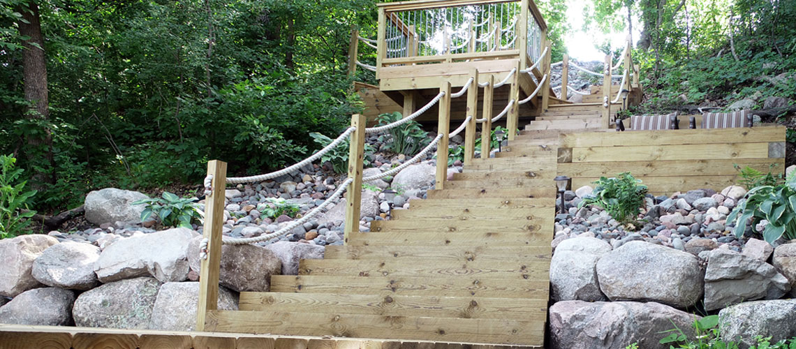 Boulder Retaining Wall Design and Installation